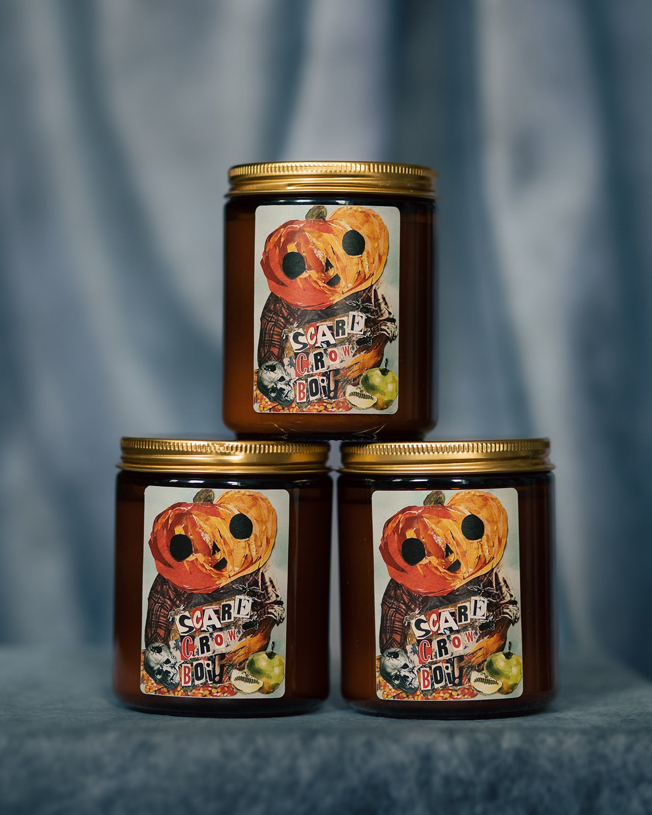 Scarecrow Boi Fall Candle