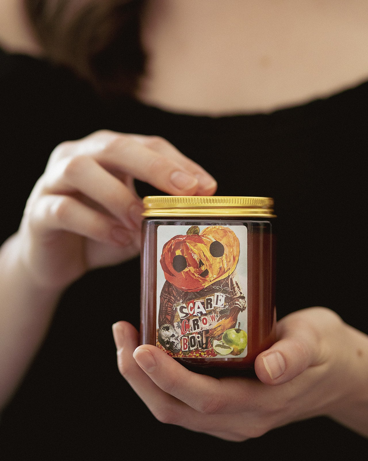 Scarecrow Boi Fall Candle