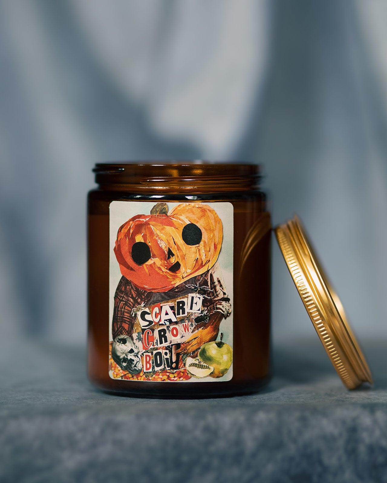 Scarecrow Boi Fall Candle