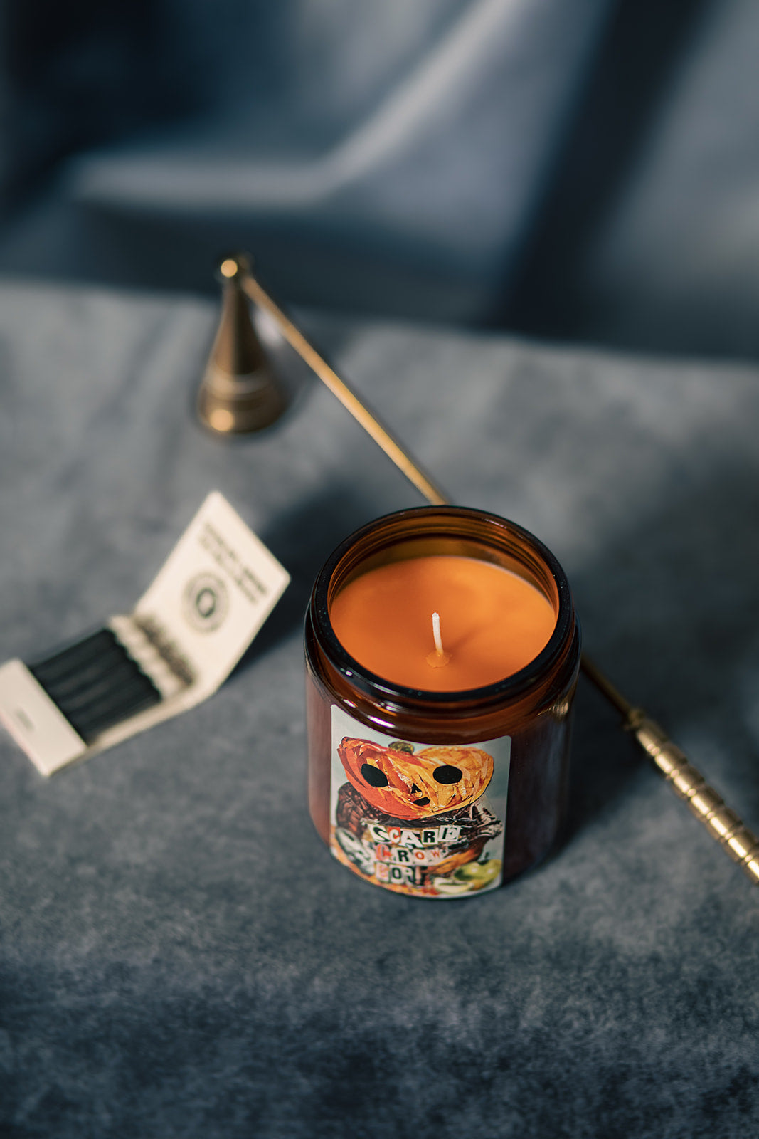 Scarecrow Boi Fall Candle