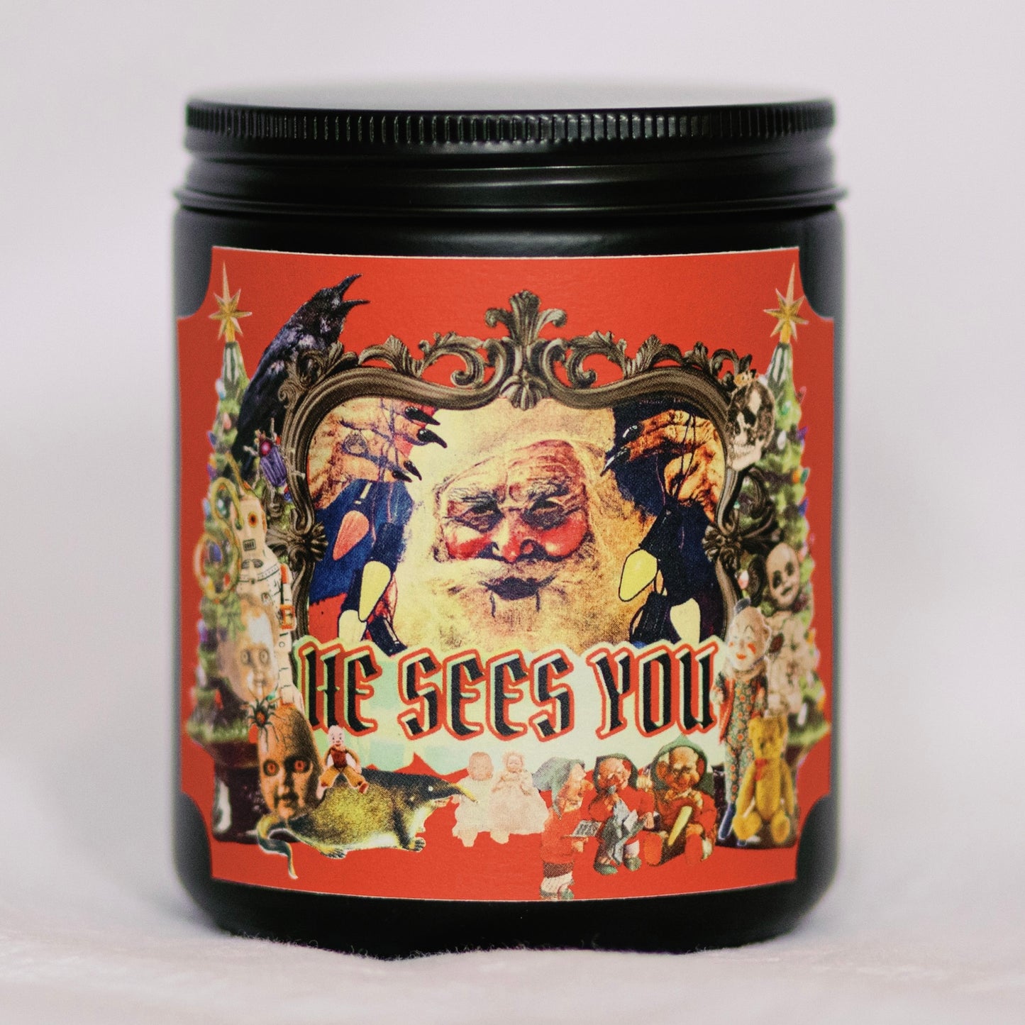 He Sees You Holiday Candle